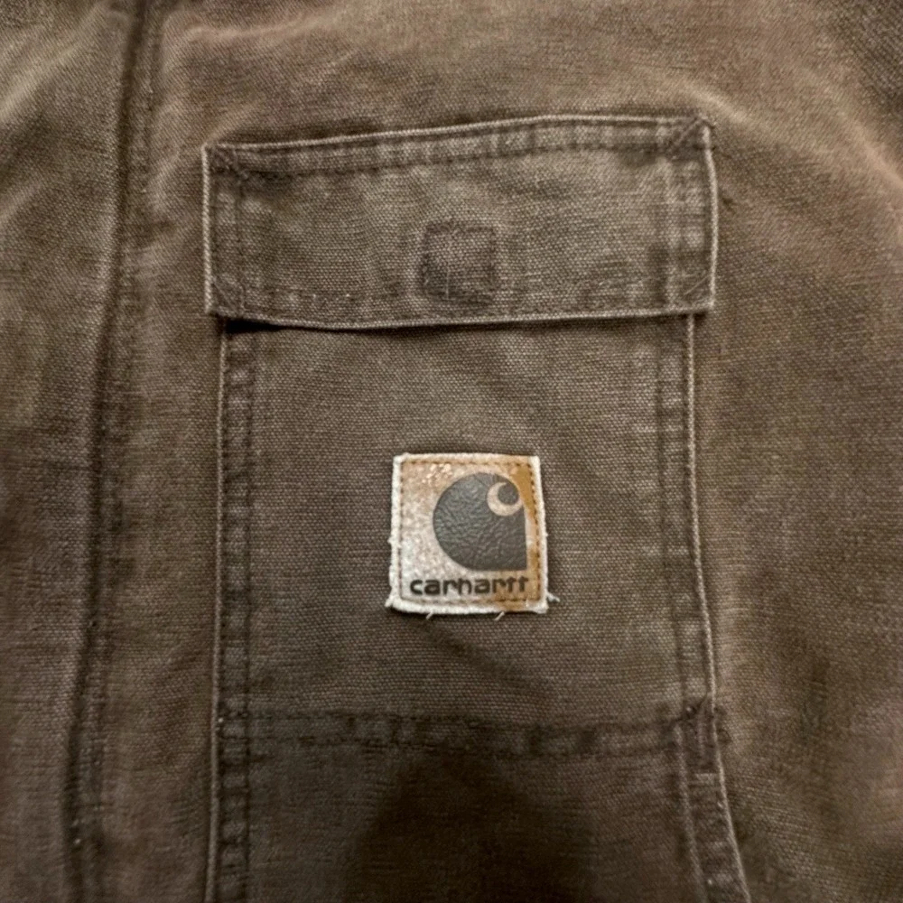 VTG Carhartt Arctic Jacket Quilted USA Men's‎ 2XL Tall C26 CHT Chestnut Brown